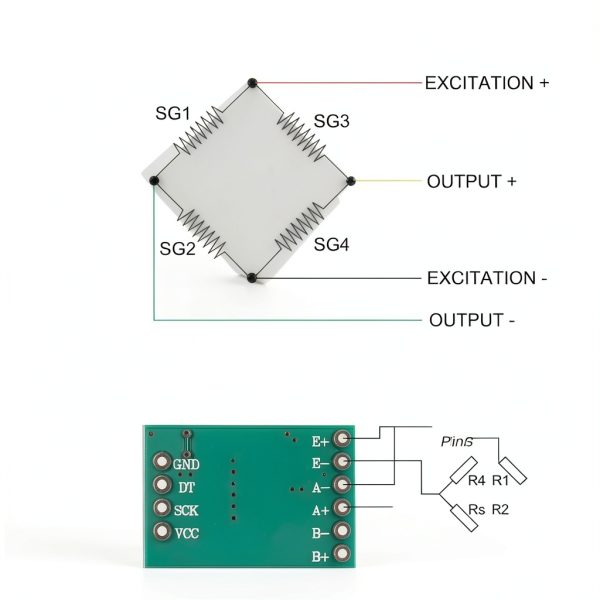 HX711 Load Cell Amplifier AOICRIE High Precision A/D-2
