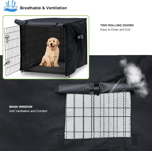 Softclub Dog Crate Cover Heavy Duty Waterproof Pet Kennel-2