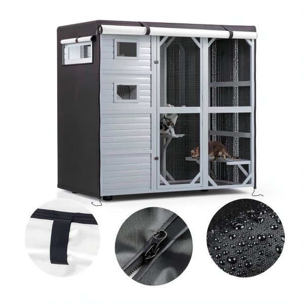 Colewin Cat Enclosure Cover Weather Resistant Breathable-3