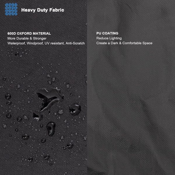 Softclub Dog Crate Cover Heavy Duty Waterproof Pet Kennel-3