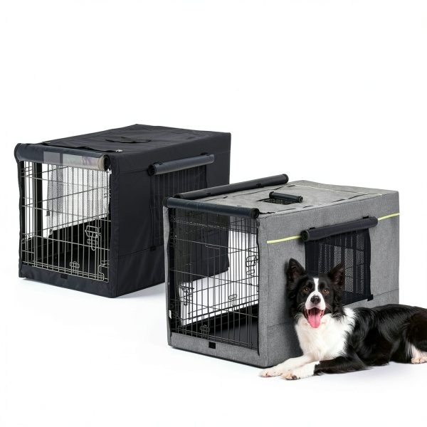 JXD Dog Crate Cover Water Resistant Oxford Cloth Pet Kennel-7
