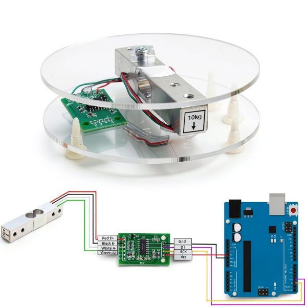 Geekstory HX711 Module 24 Bit ADC Load Cell Amplifier-3