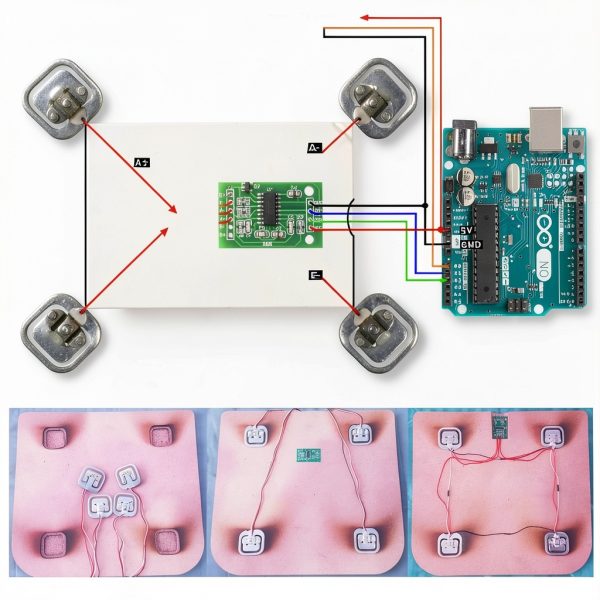 DIYmalls 50kg Load Cell Industrial Strain Gauge Sensor-2