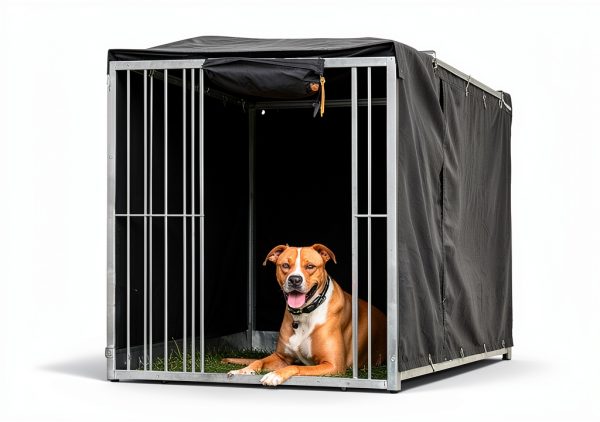 ColourTree Dog Crate Cover HDPE Fabric Breathable Custom-6