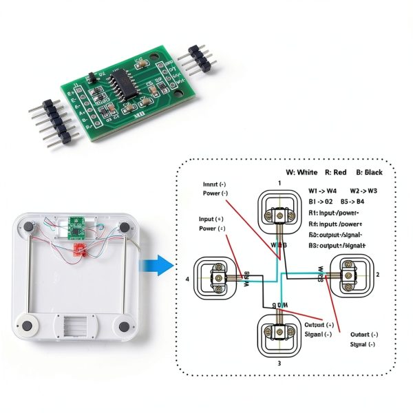 Stemedu HX711 Amplifier Module Load Cell 24 Bit A/D-1