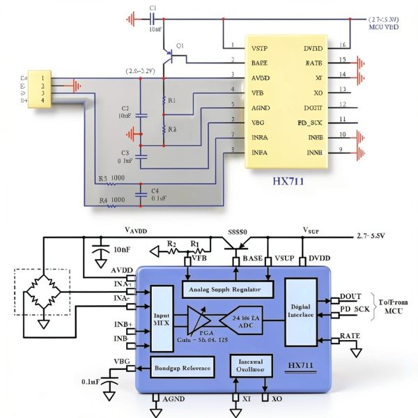 NEXTION 50kg Load Cell Industrial Sensor Strain Gauge-4