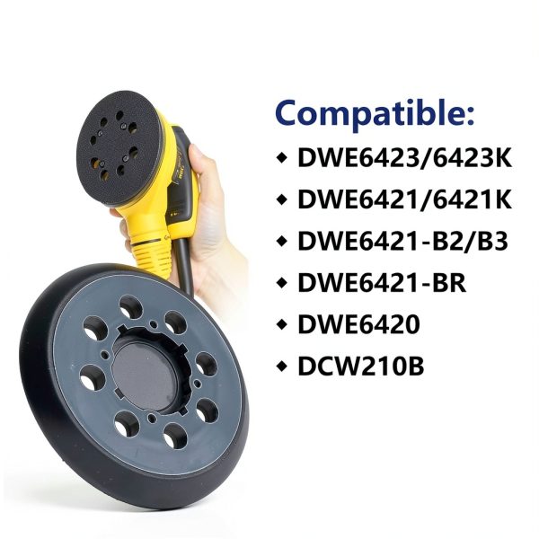 DeWalt 5 Inch Sanding Pad Aluminum Oxide Set-1