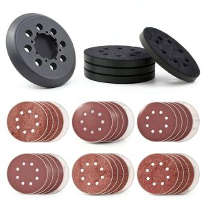 DeWalt 5 Inch Sanding Pad Aluminum Oxide Set-0