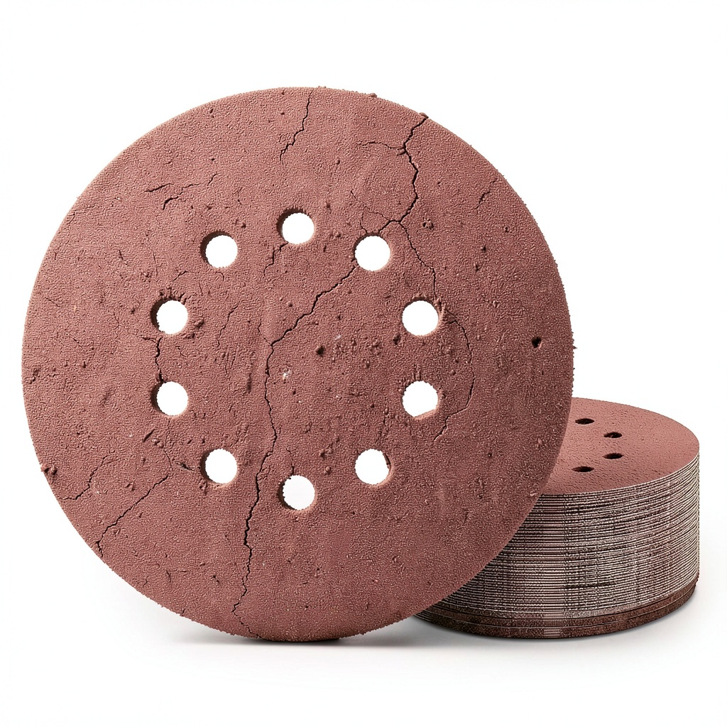 Professional using Awutzut sanding disc on a drywall sander