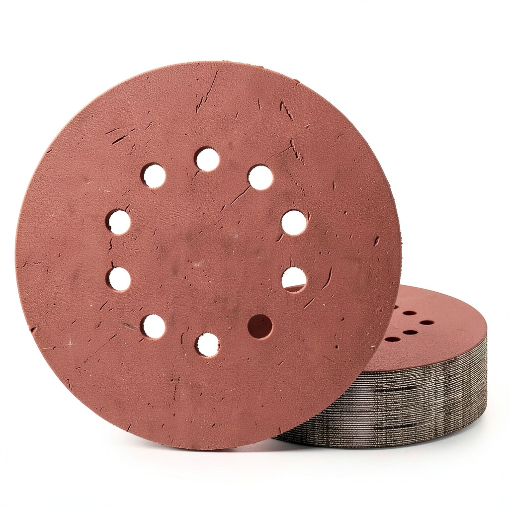 Awutzut 9in sanding disc applied to drywall