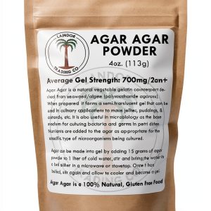 Agar Agar Powder 4 oz Average Gel Strength Lab Natural Protein 4.0-0