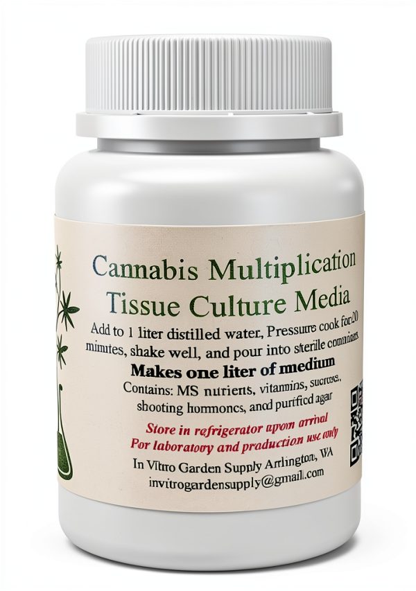 Cannabis Cloning Tissue Culture Media Ready to Use Vitro Garden Supply-0