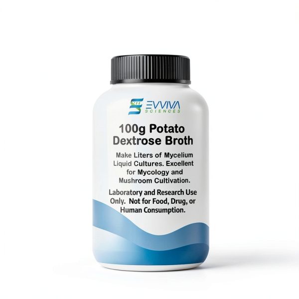 Potato Dextrose Broth by Evviva Sciences 100g Powder for 4L Media-1