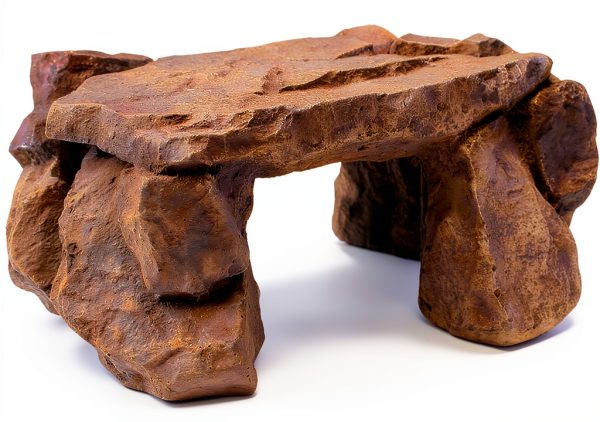 Zilla Pet Reptile Terrarium Shale Rock Den Décor, Basking Rock and Hide for Bearded Dragons and Other Reptiles, Medium-1