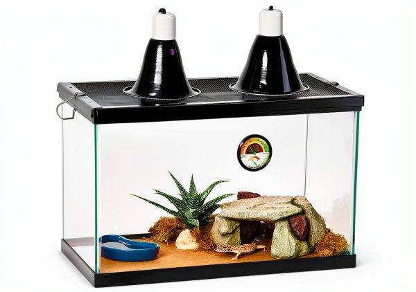 Zilla Pet Reptile Terrarium Shale Rock Den Décor, Basking Rock and Hide for Bearded Dragons and Other Reptiles, Medium-2